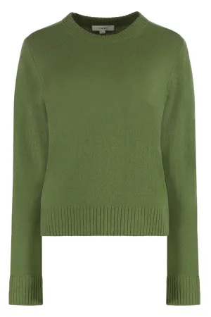 Crew-neck cashmere sweater