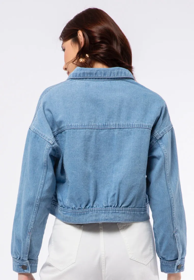 Crop Denim Jacket