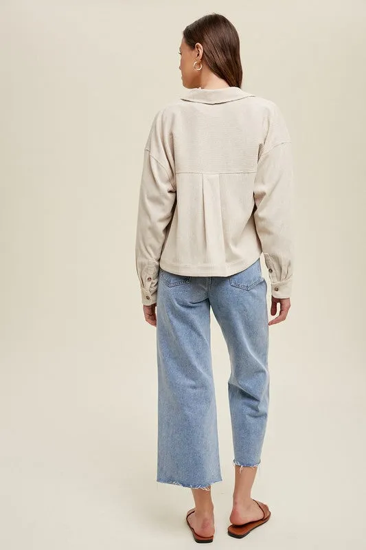 Dakota Crop Shacket