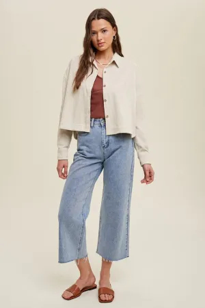 Dakota Crop Shacket