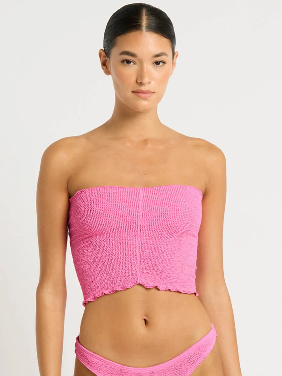 Dara Top/Skirt in Candy Pink Recycled