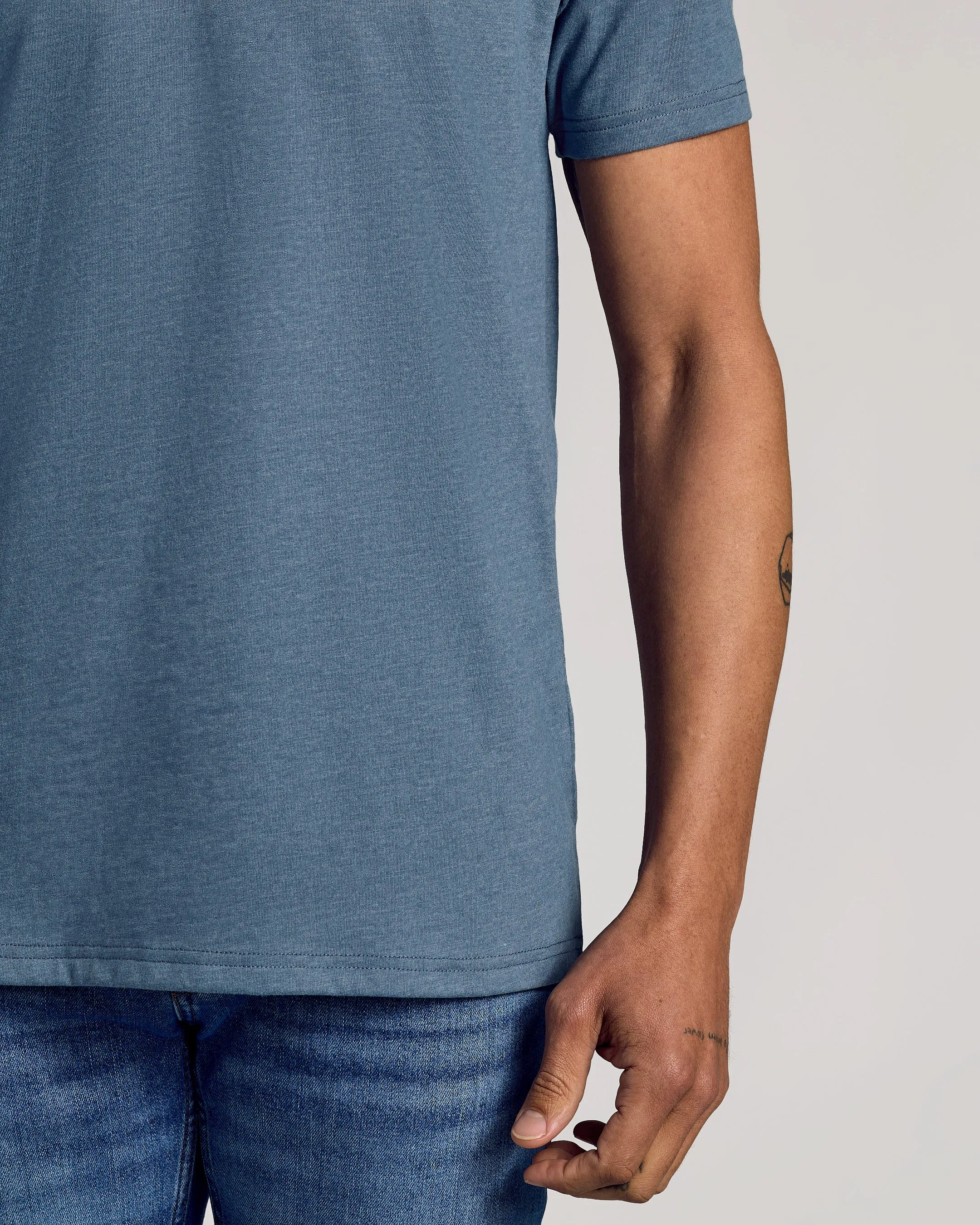 Dark Heather Tempest V-Neck Tee