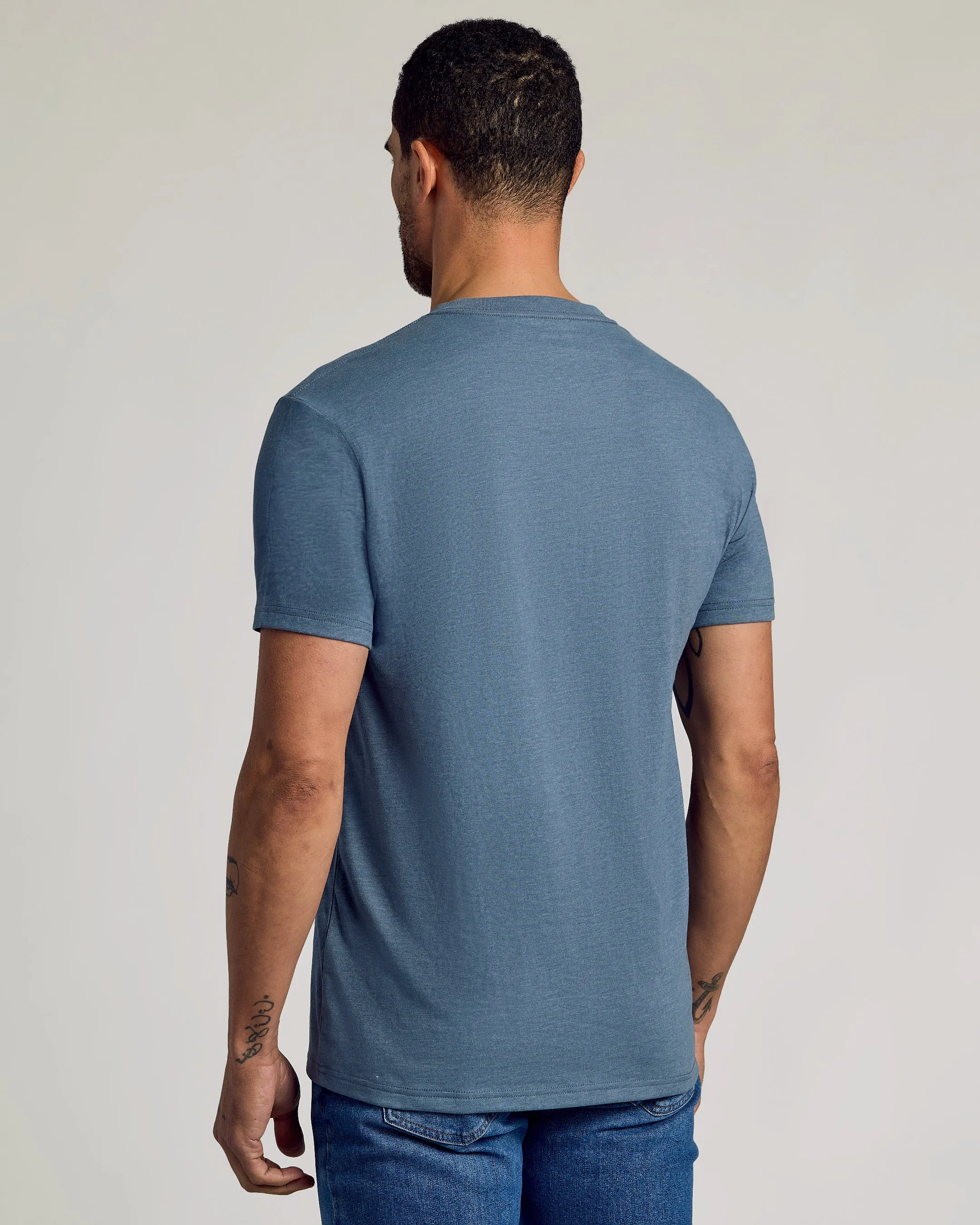 Dark Heather Tempest V-Neck Tee