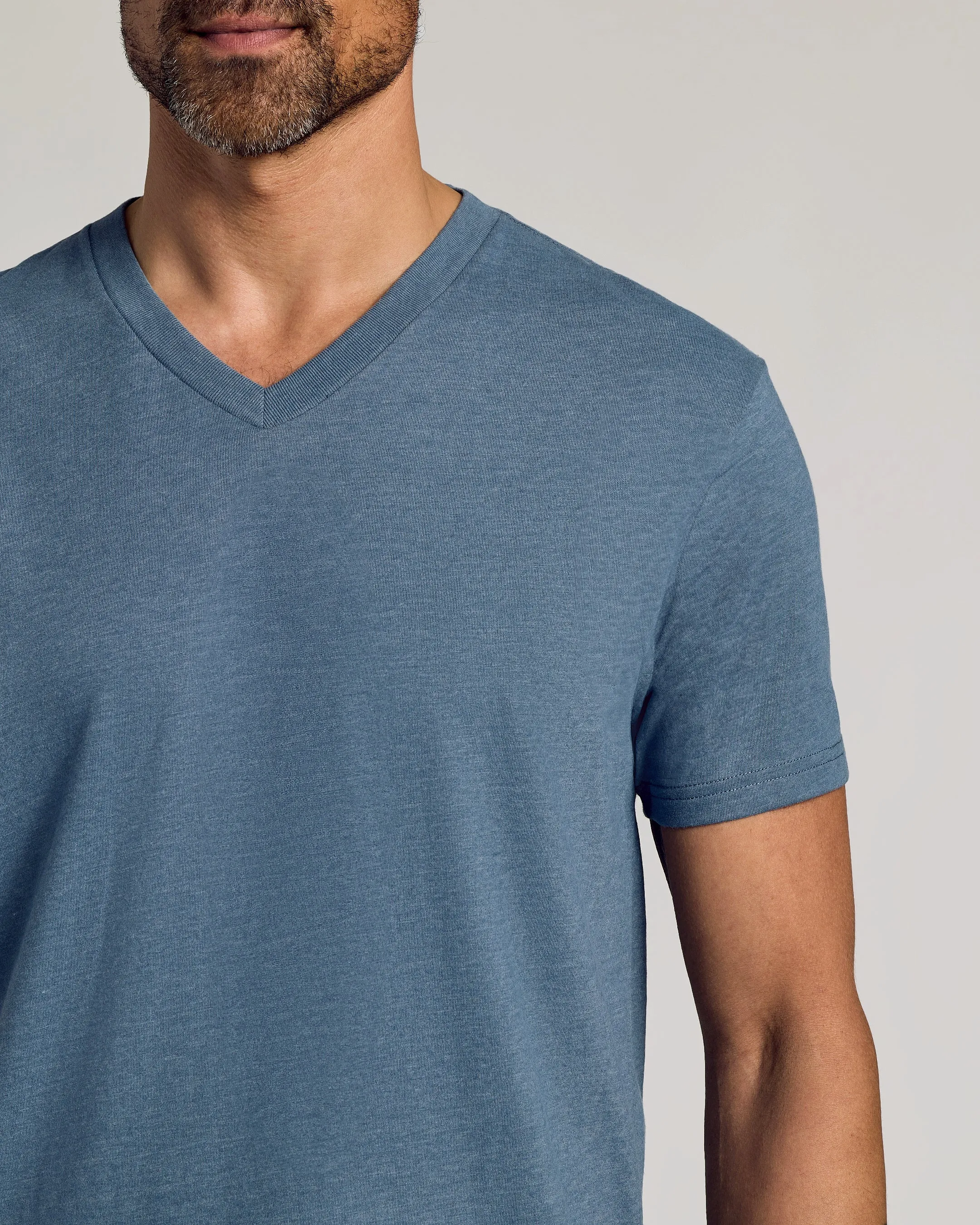 Dark Heather Tempest V-Neck Tee