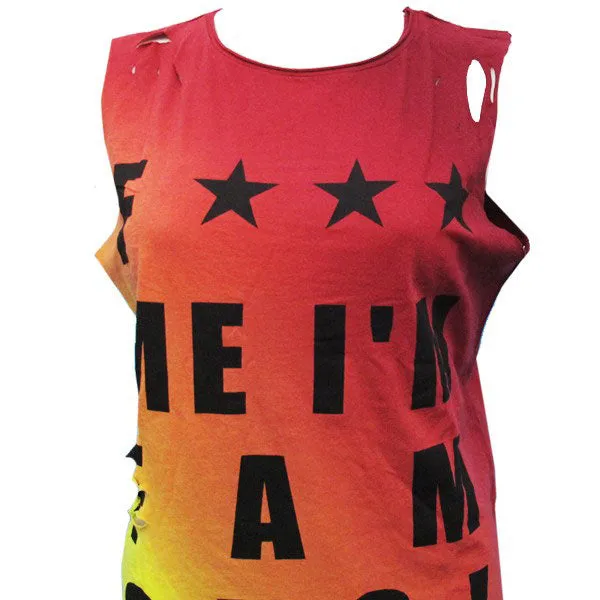 David Guetta F Me I'm Famous Ibiza Rainbow Tie-Dye Dress