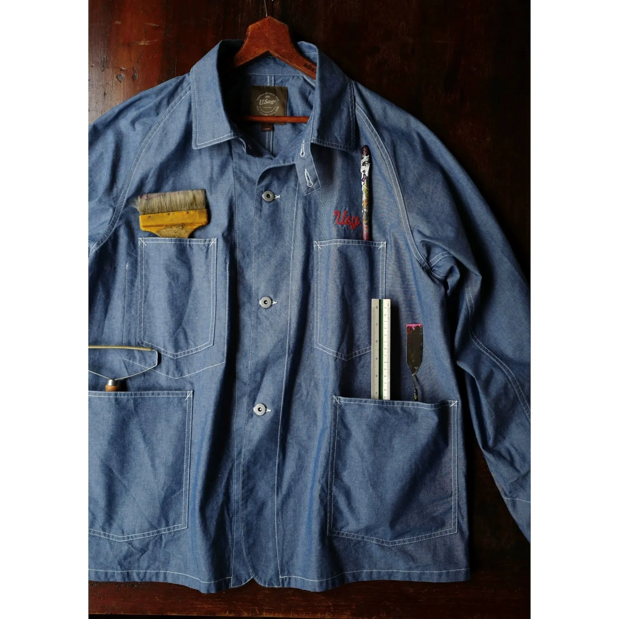 Denim Blue Engineer Jacket
