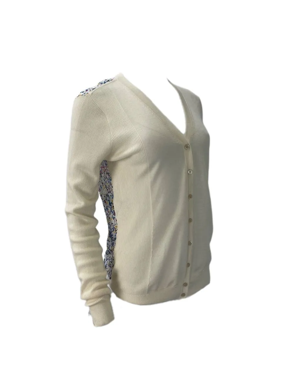 DEREK LAM Women's White Long Sleeve Sweater #S99 L NWOT