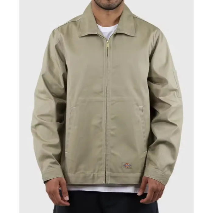 Dickies Eisenhower contrast garage jacket mens - Khaki