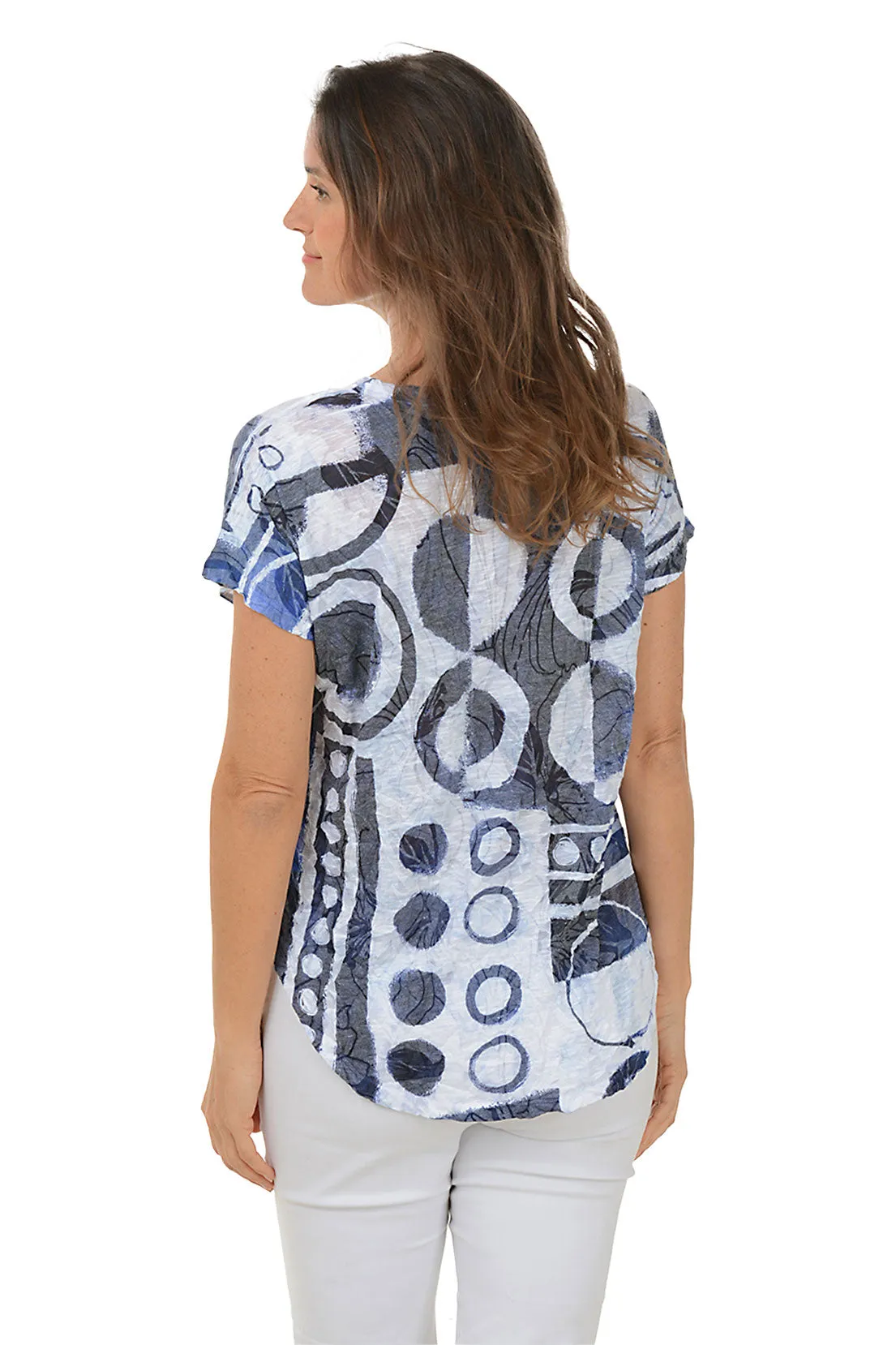 Dottie Crushed Short Sleeve Knit Top