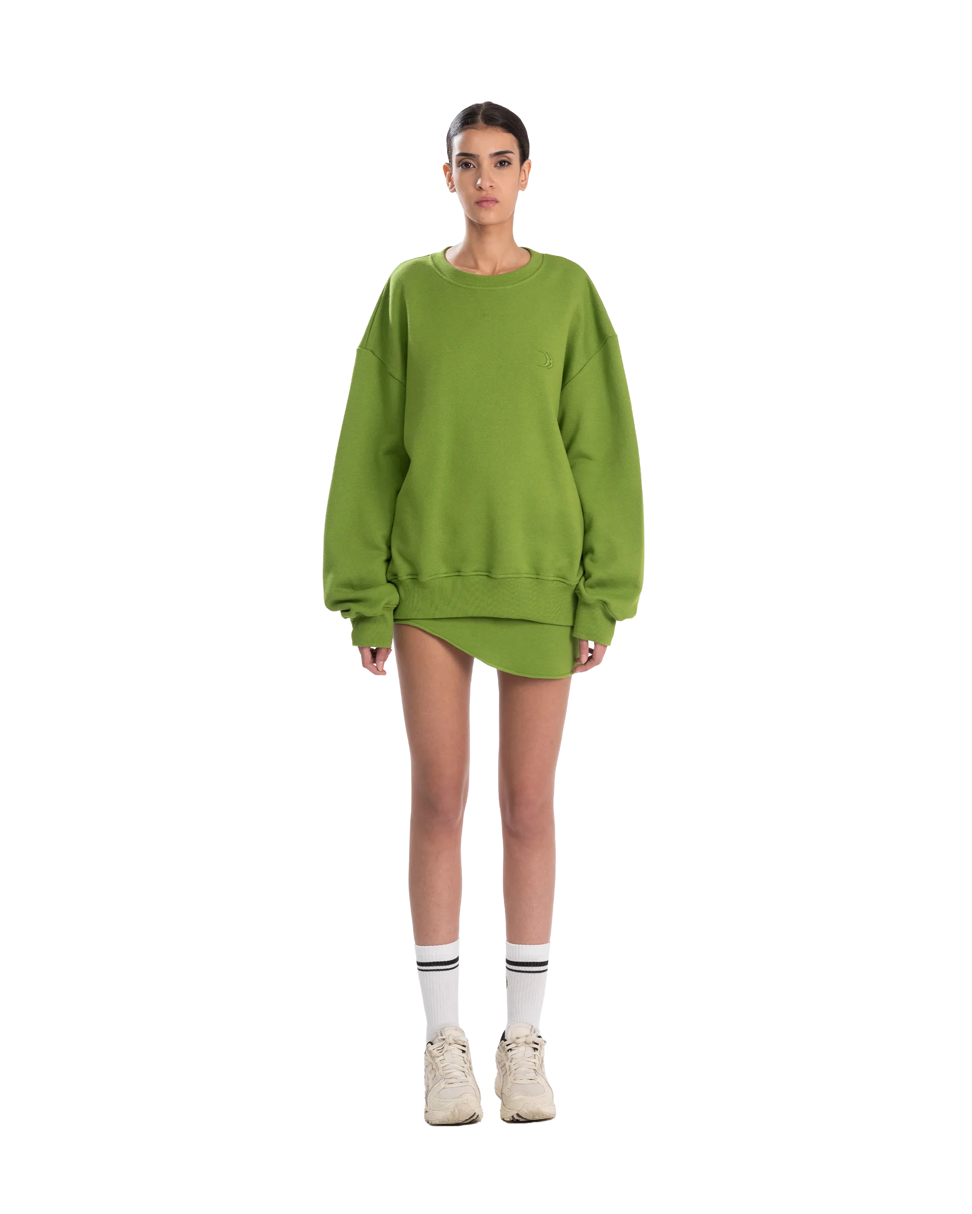 Drape Mini Skirt Pistachio