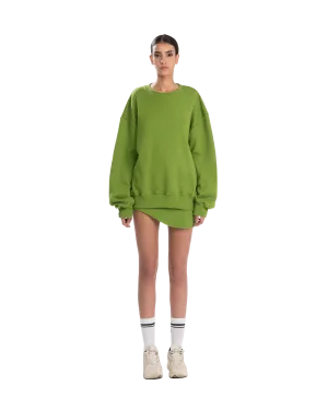Drape Mini Skirt Pistachio