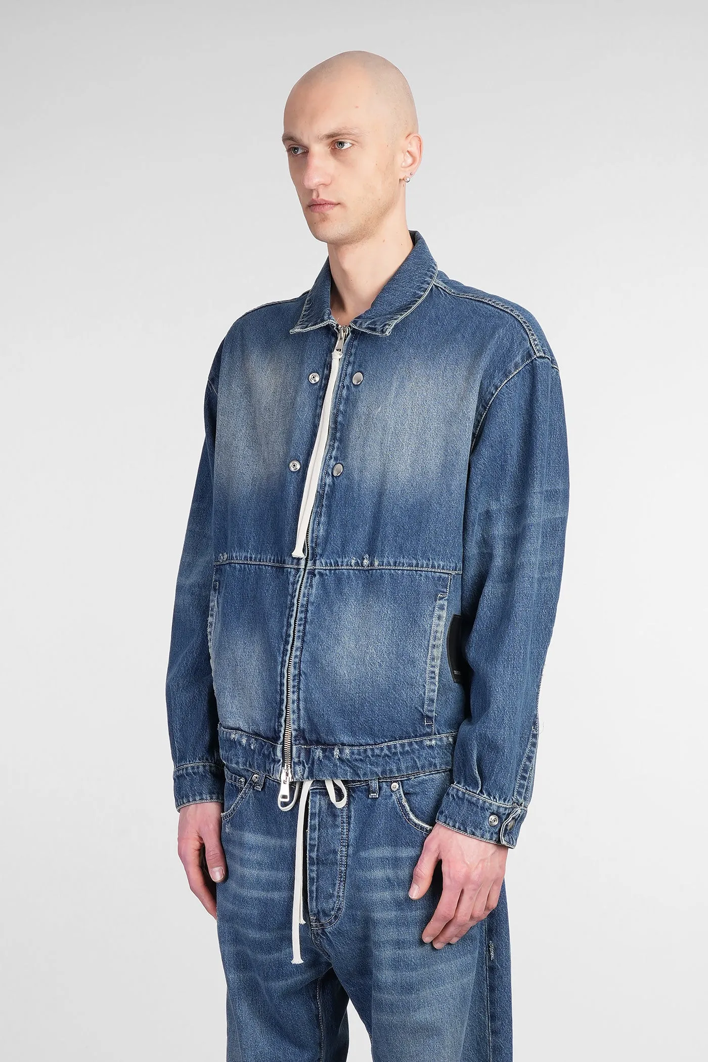Driver Denim Jackets in blue denim
