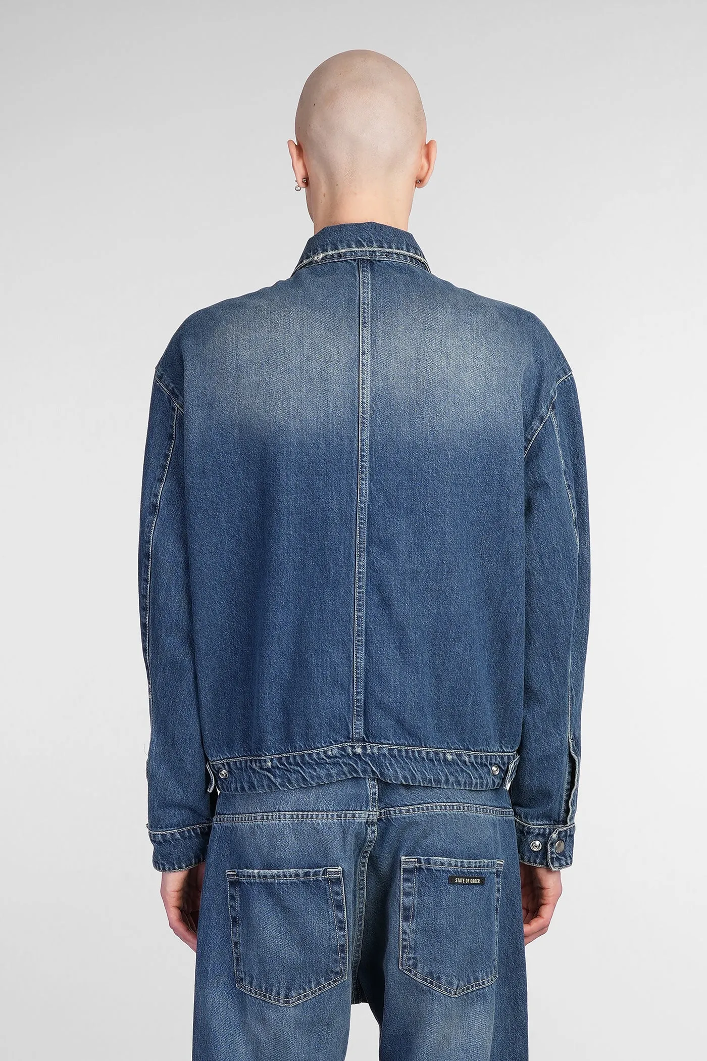 Driver Denim Jackets in blue denim