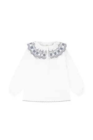 Dylan Blouse - Ecru Denim