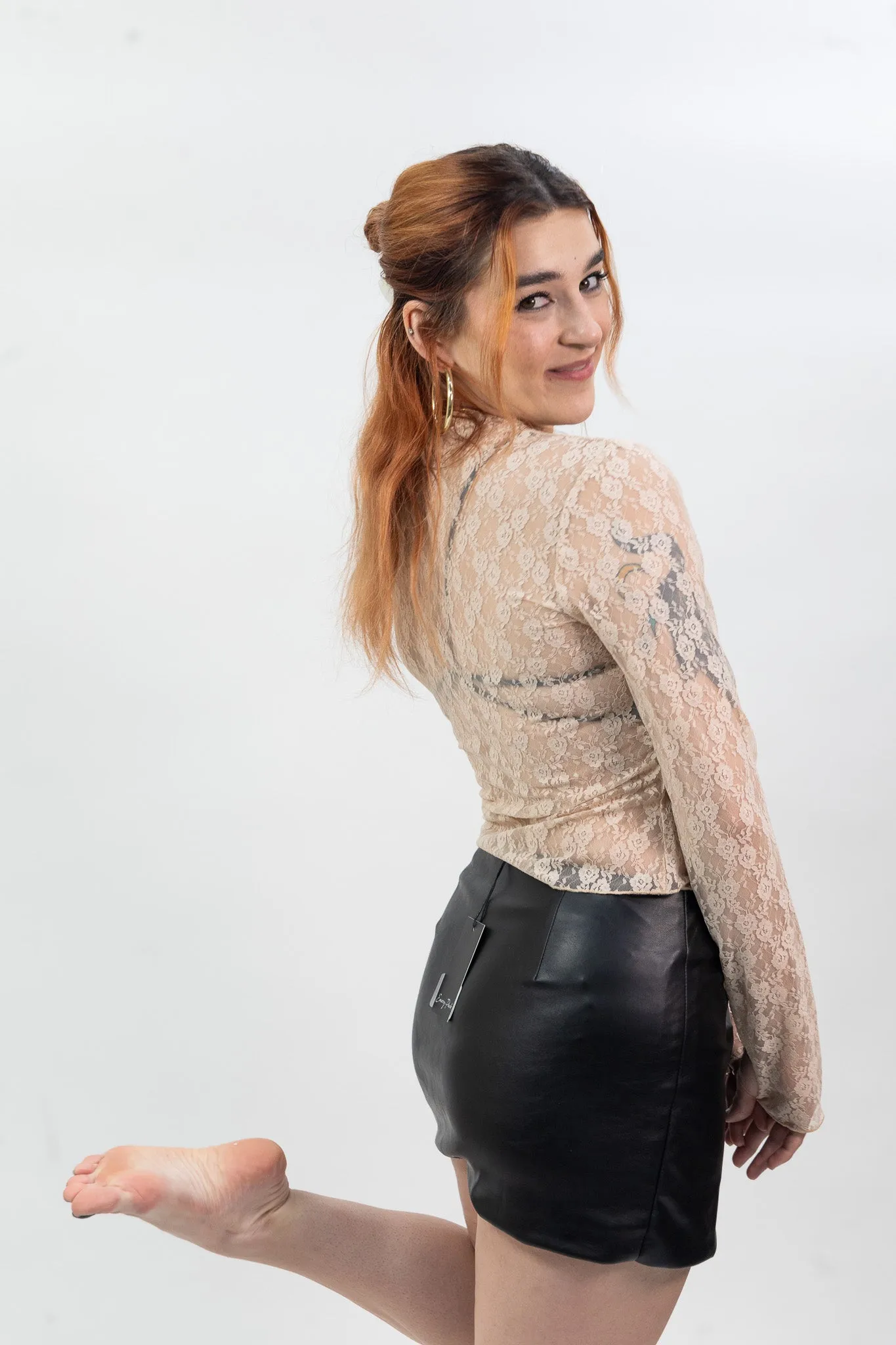 Emory Park Moto Mini Skirt - Black