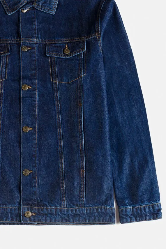 Evergreen Denim Jacket-Dark Blue