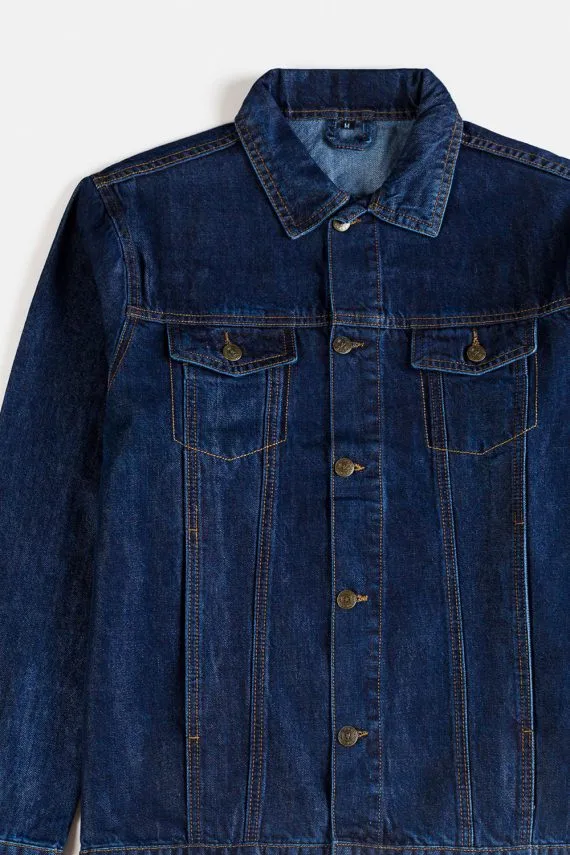 Evergreen Denim Jacket-Dark Blue