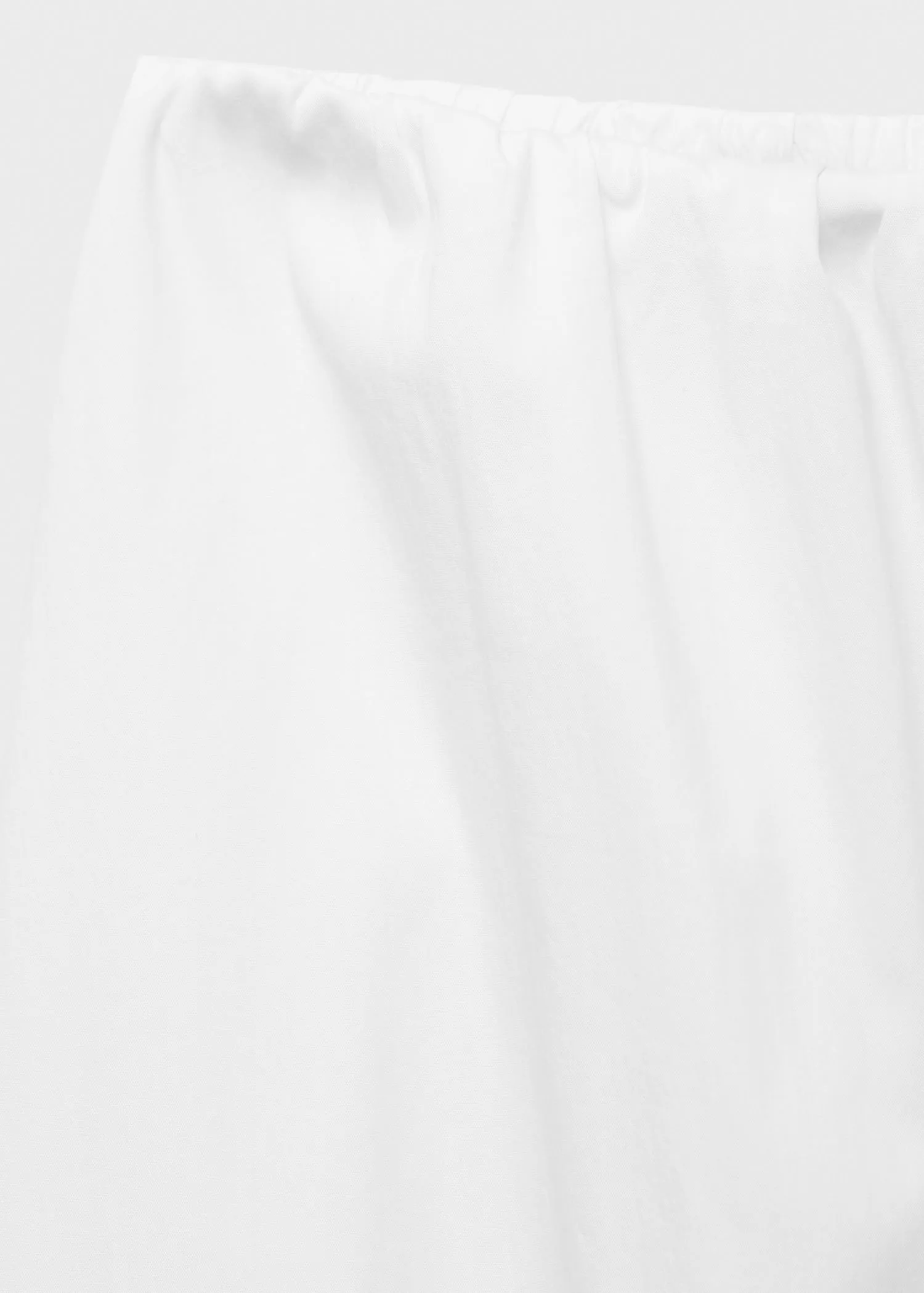 Flared cotton skirt