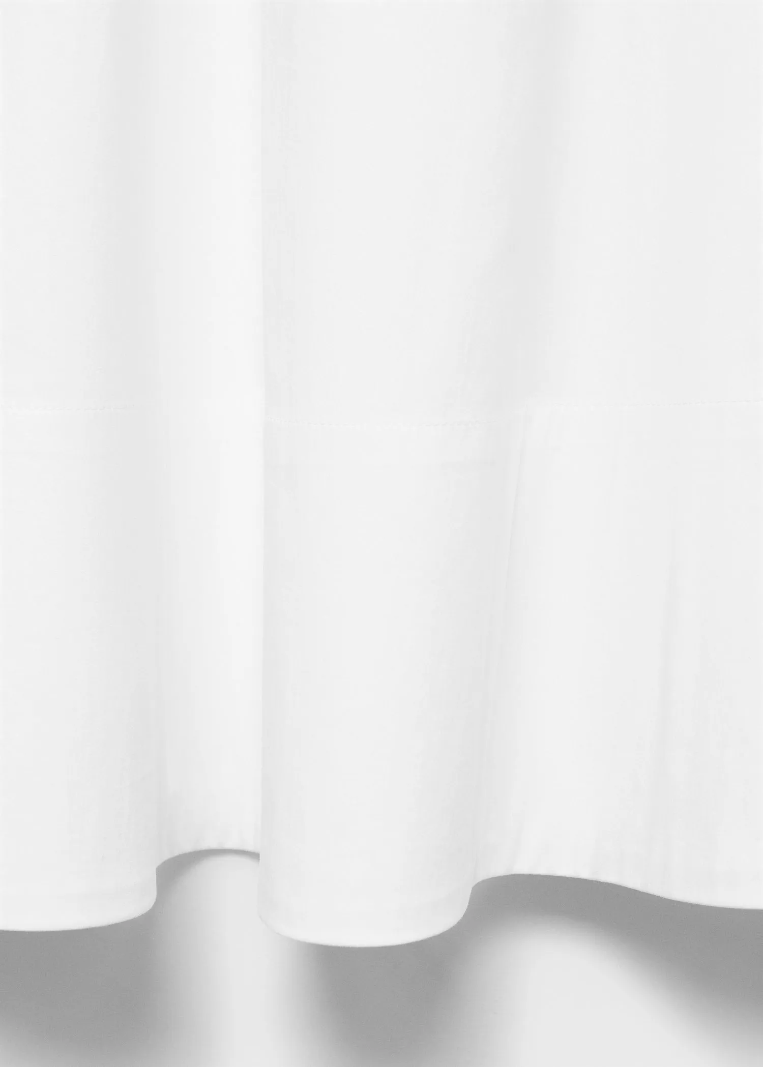 Flared cotton skirt