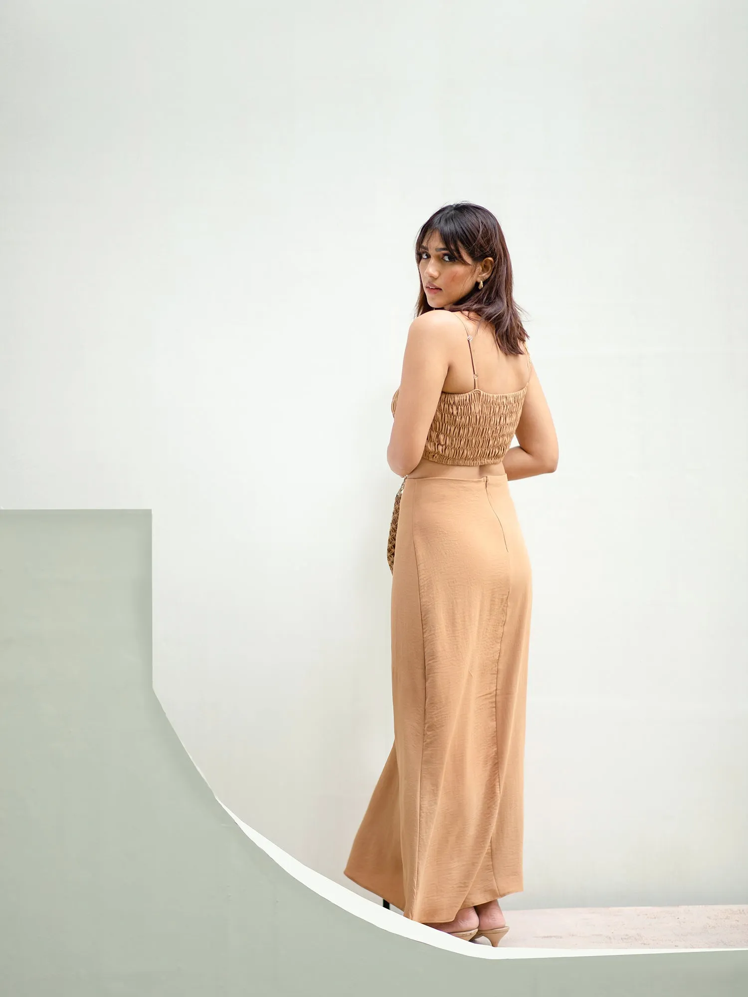 Flared Maxi Skirt