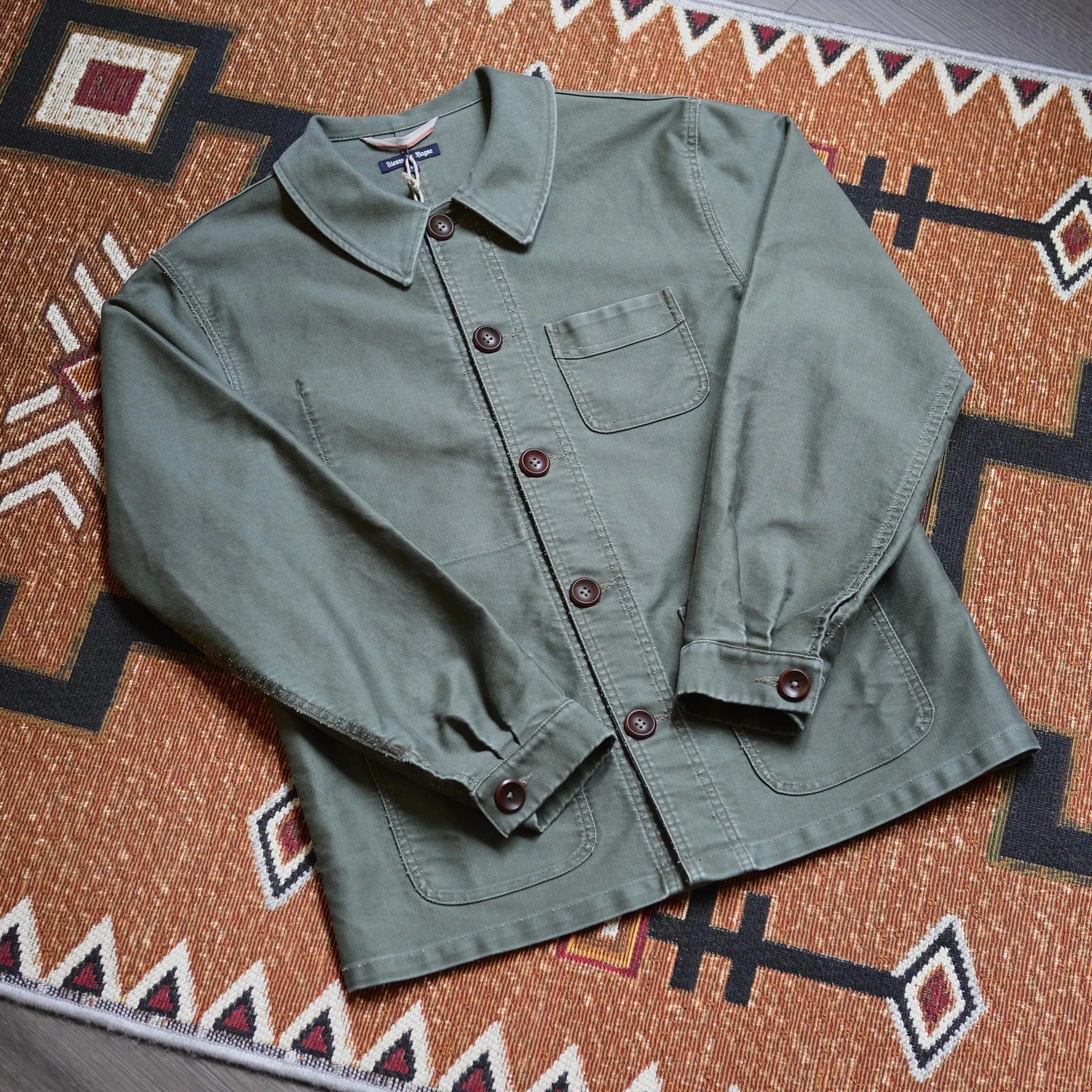 Fleurs De Bagne Moleskin Work Jacket