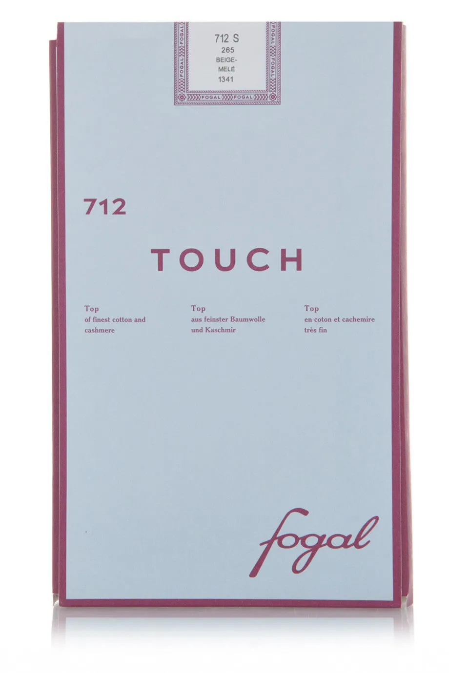 FOGAL 712 TOUCH Μαύρο Τοπ Κασμίρ
