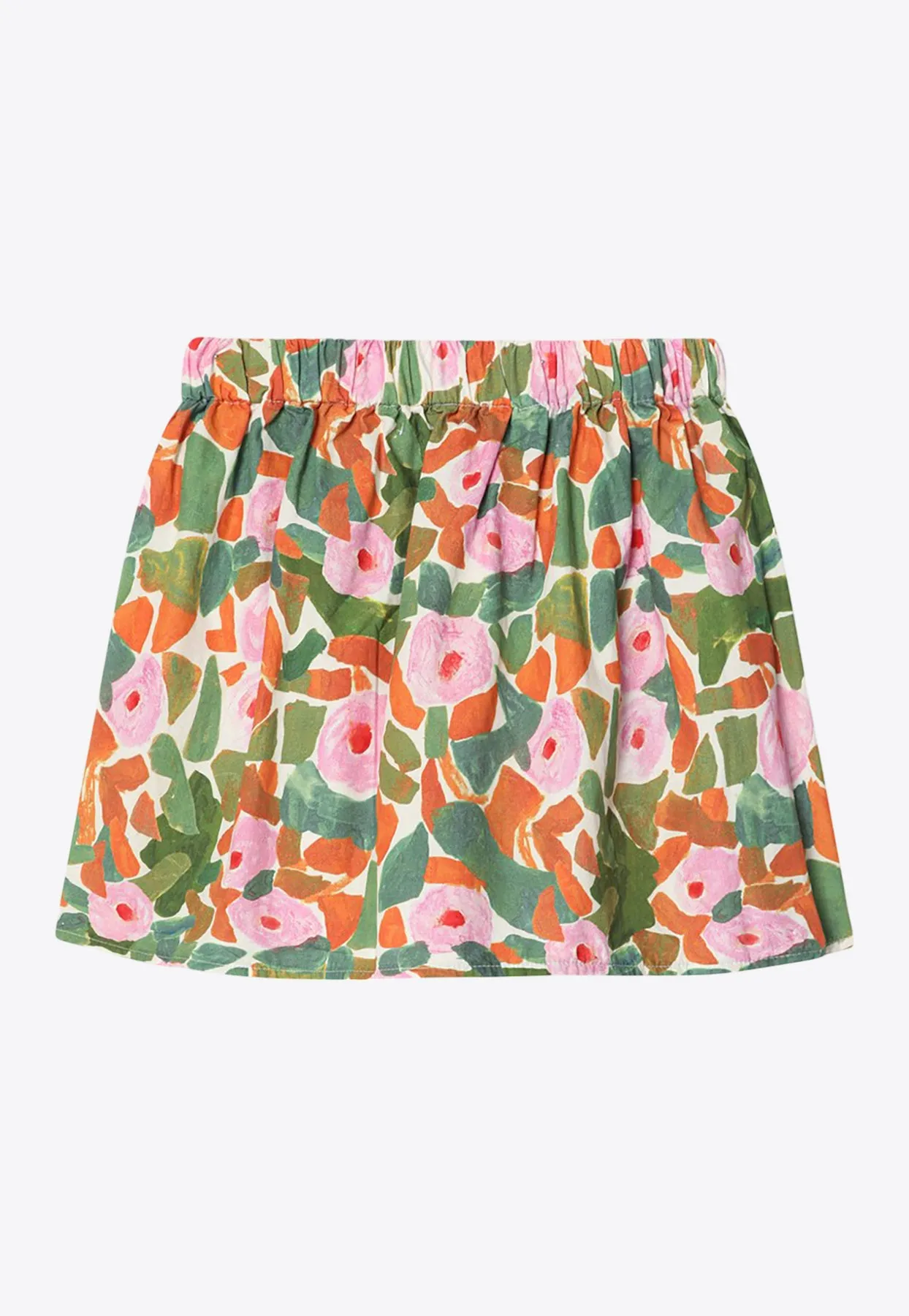 Girls Floral Print Skirt