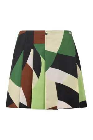 Gocaa cotton mini-skirt
