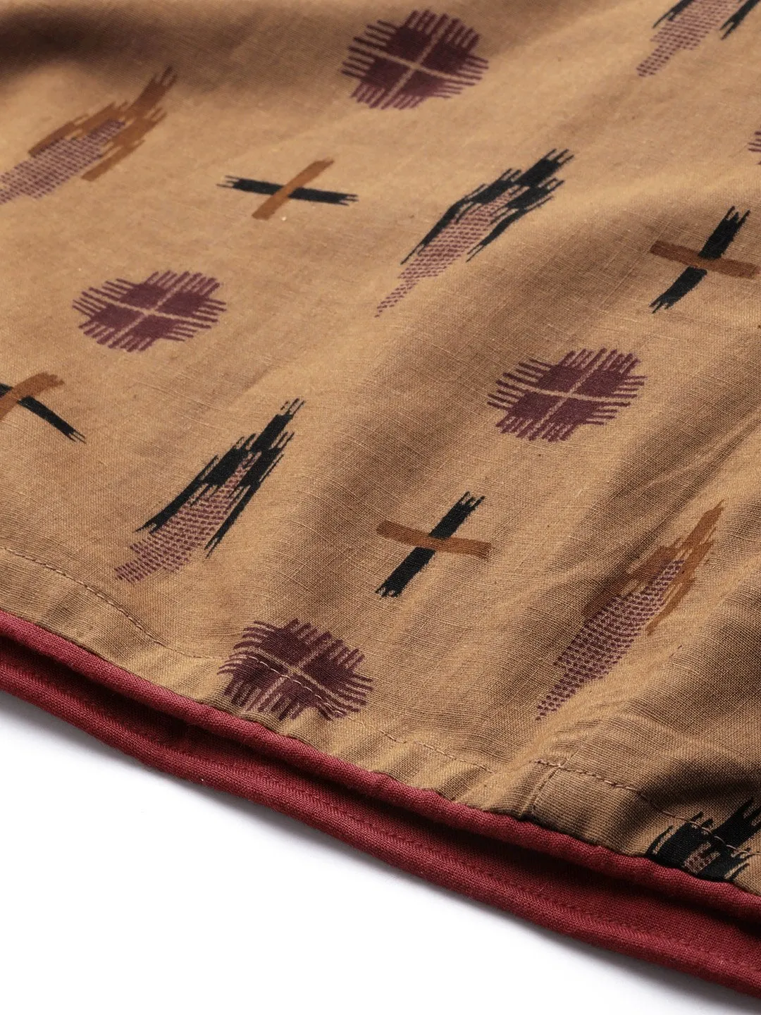 grey kalamkari skirt