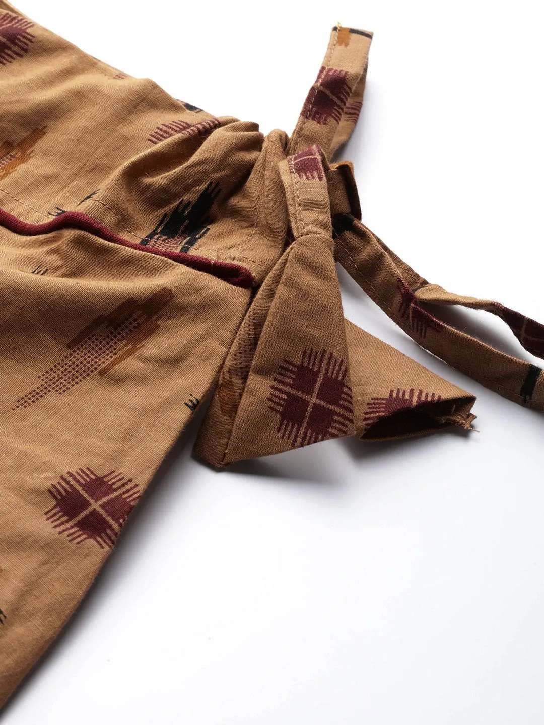 grey kalamkari skirt