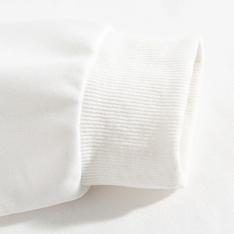 Happy 2021 Christmas O-Neck White Sweater Q