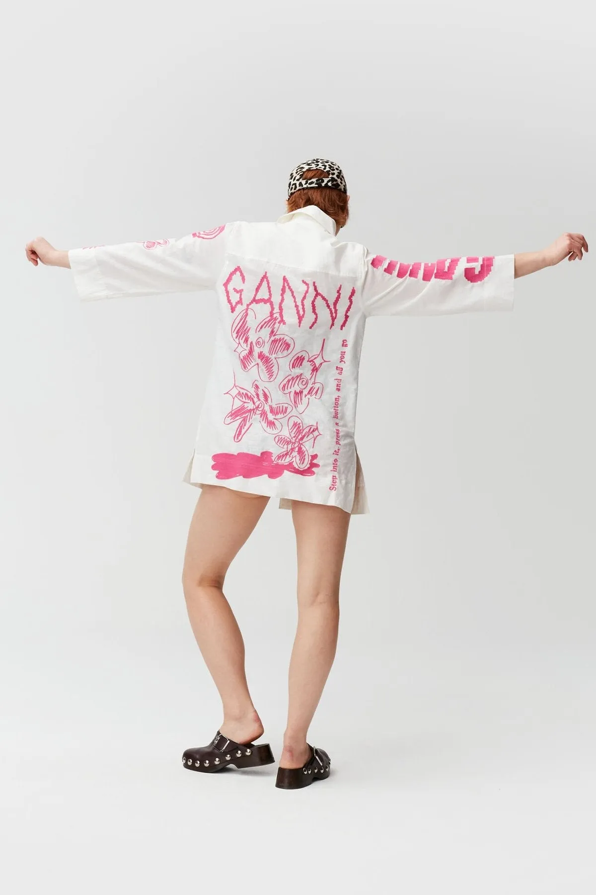 Higher Love Cover-Up Shirt in Egret