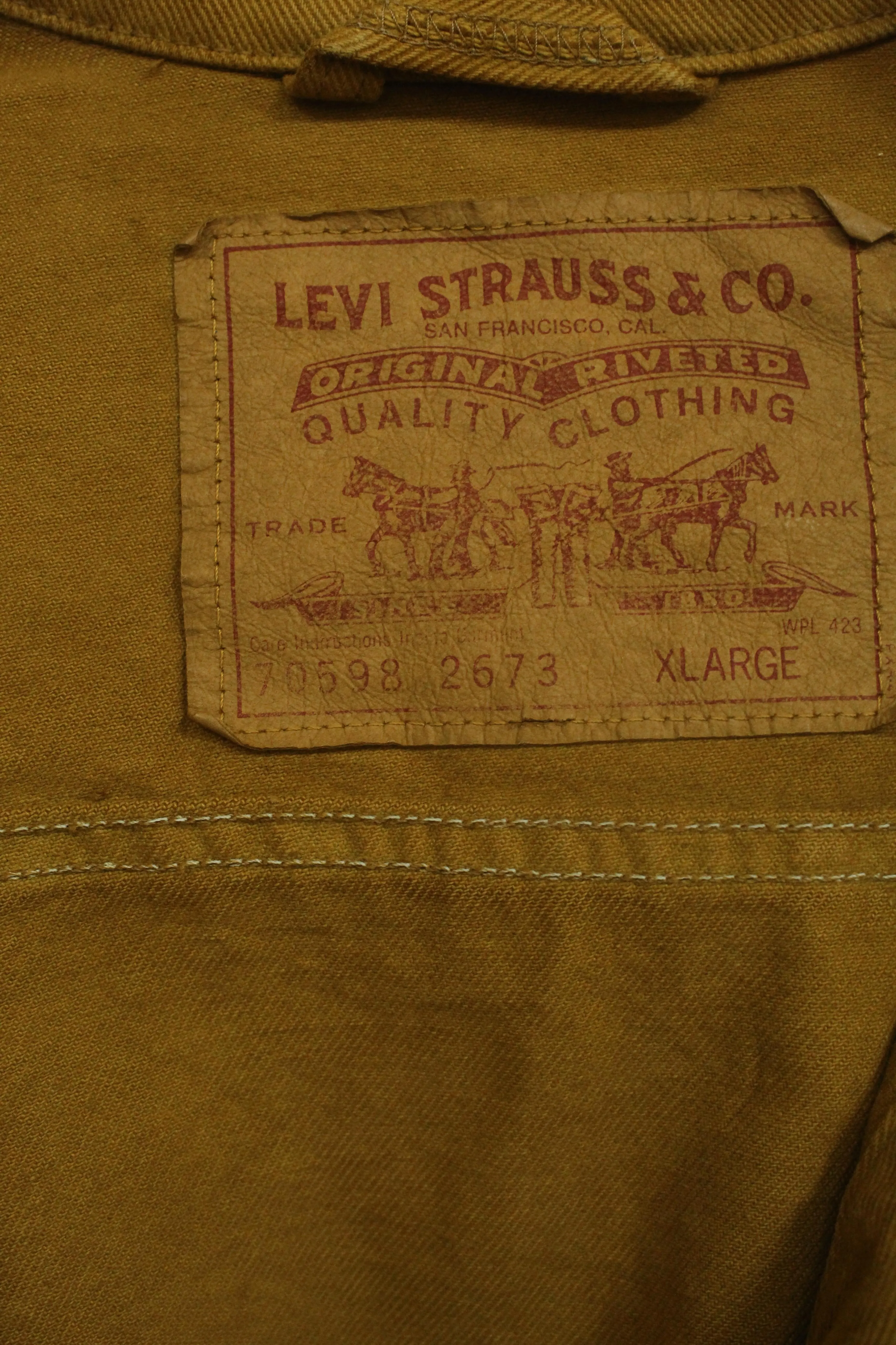 Jacket Café Levis Talla Xl