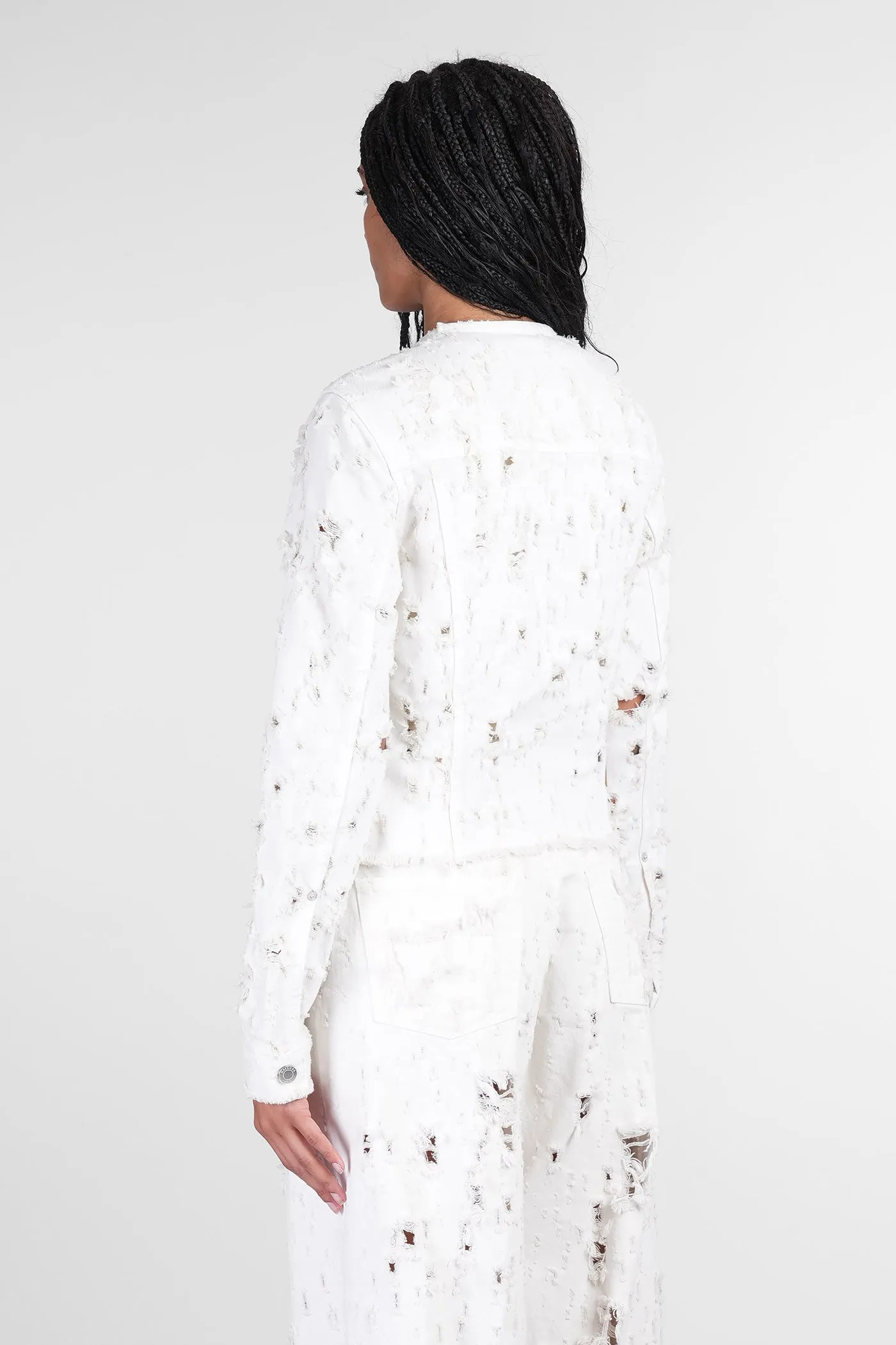 Jena Denim Jackets in beige cotton