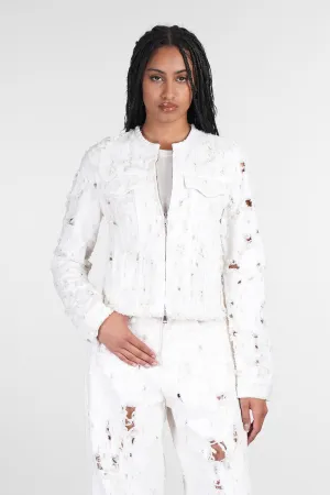 Jena Denim Jackets in beige cotton
