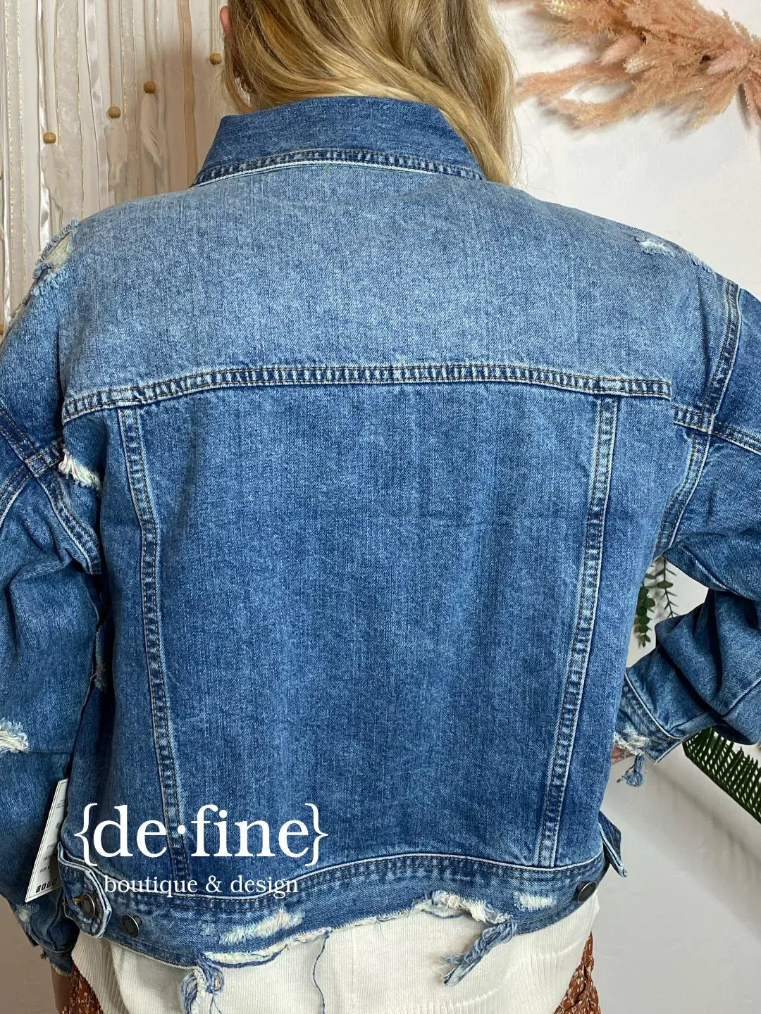 Judy Blue Distressed Denim Jacket