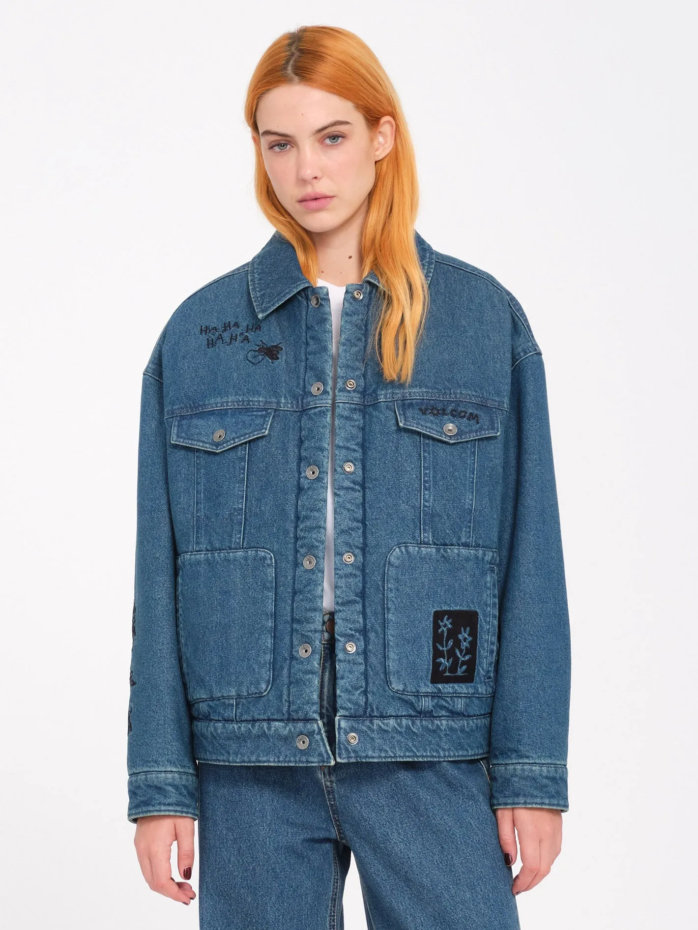 Keutchi Denim Jacket - Vintage Marbled Indigo