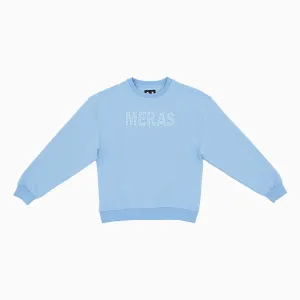 Kid's Embroidery Crew Neck Sweatshirt