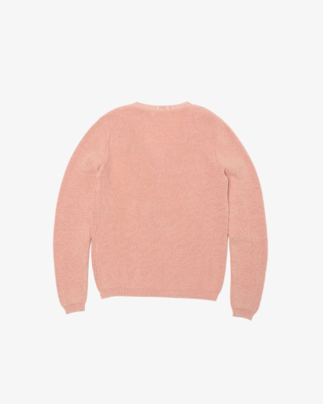 KNITTED CREWNECK CARDIGAN