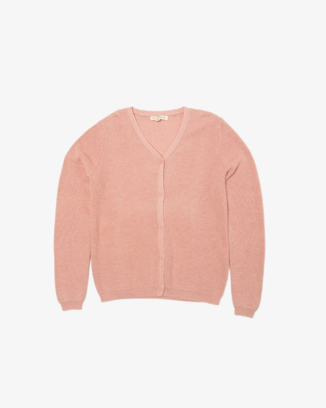 KNITTED CREWNECK CARDIGAN