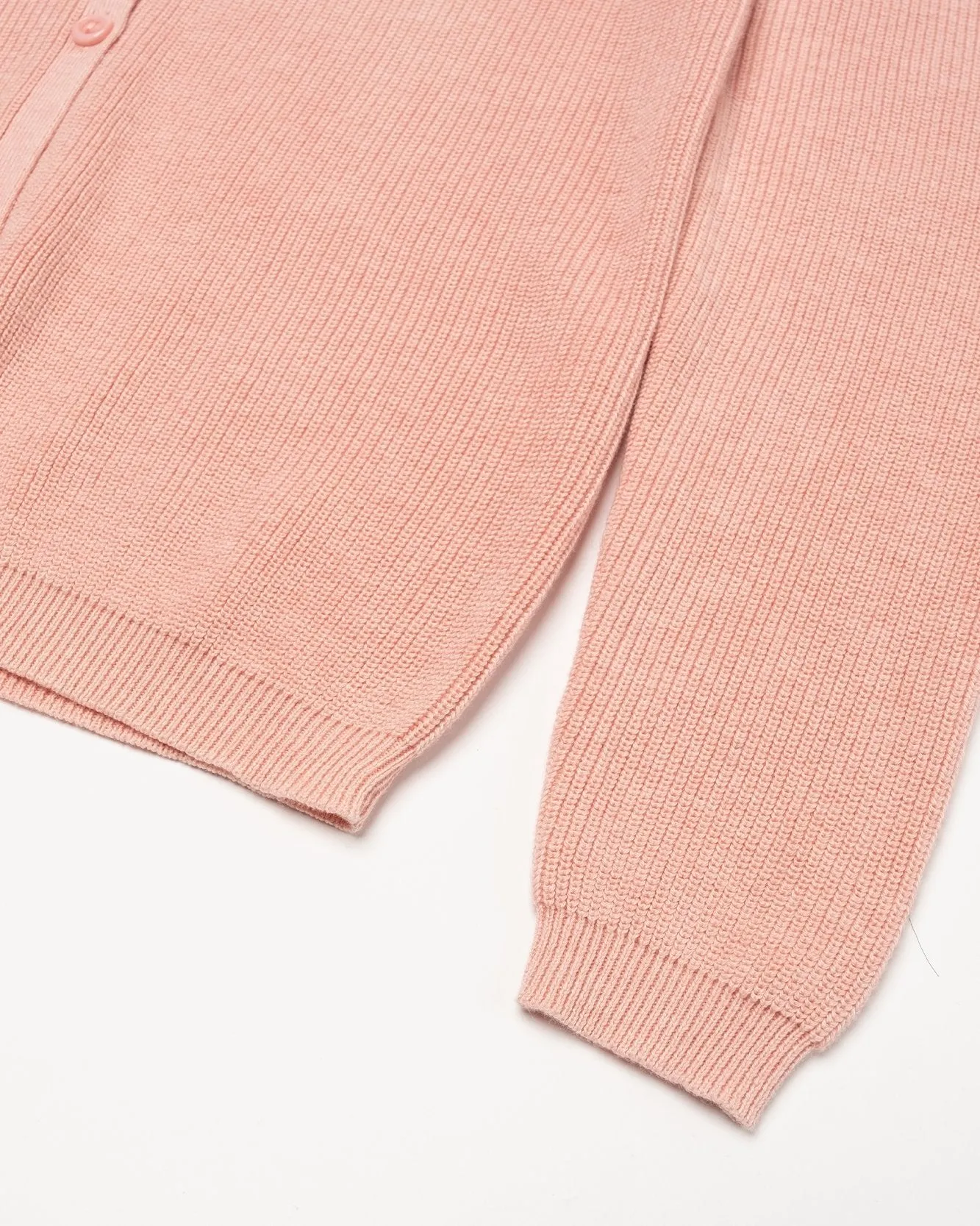 KNITTED CREWNECK CARDIGAN