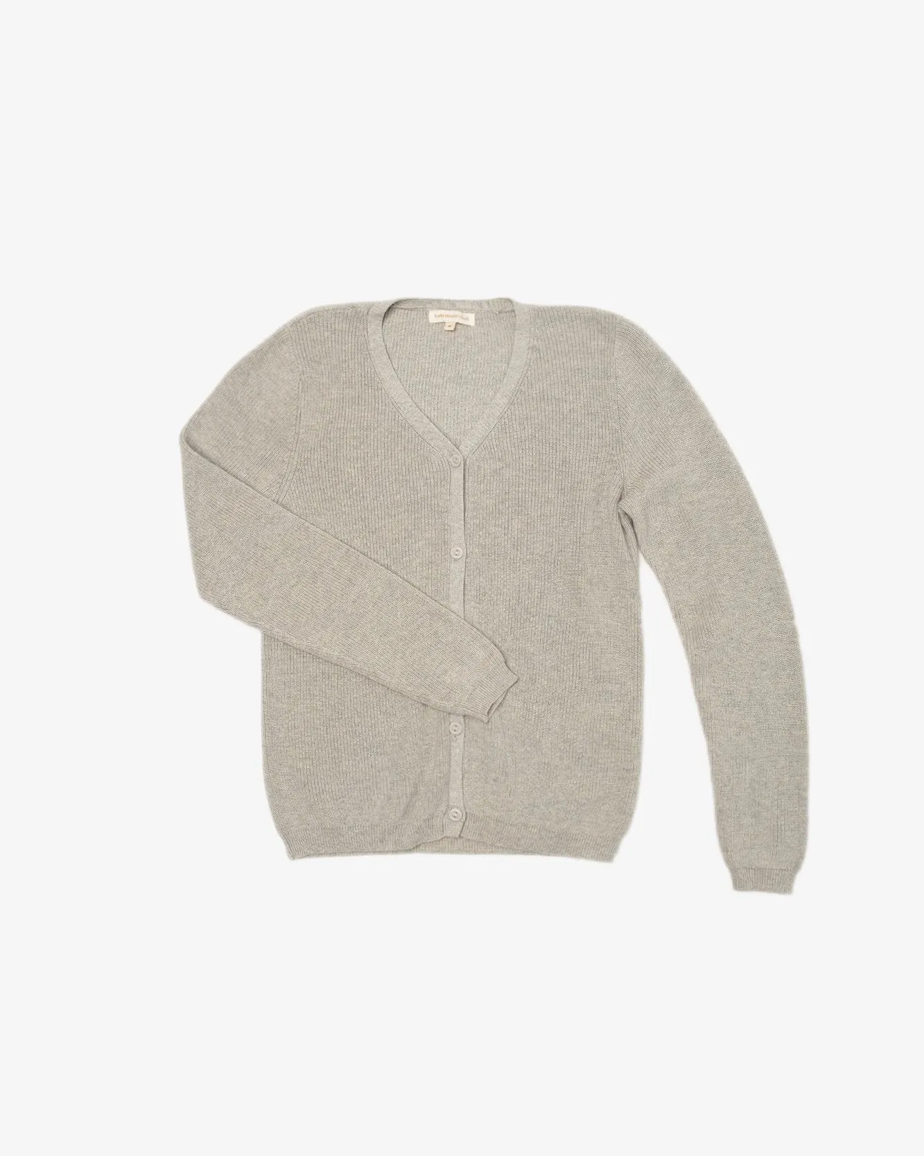 KNITTED CREWNECK CARDIGAN