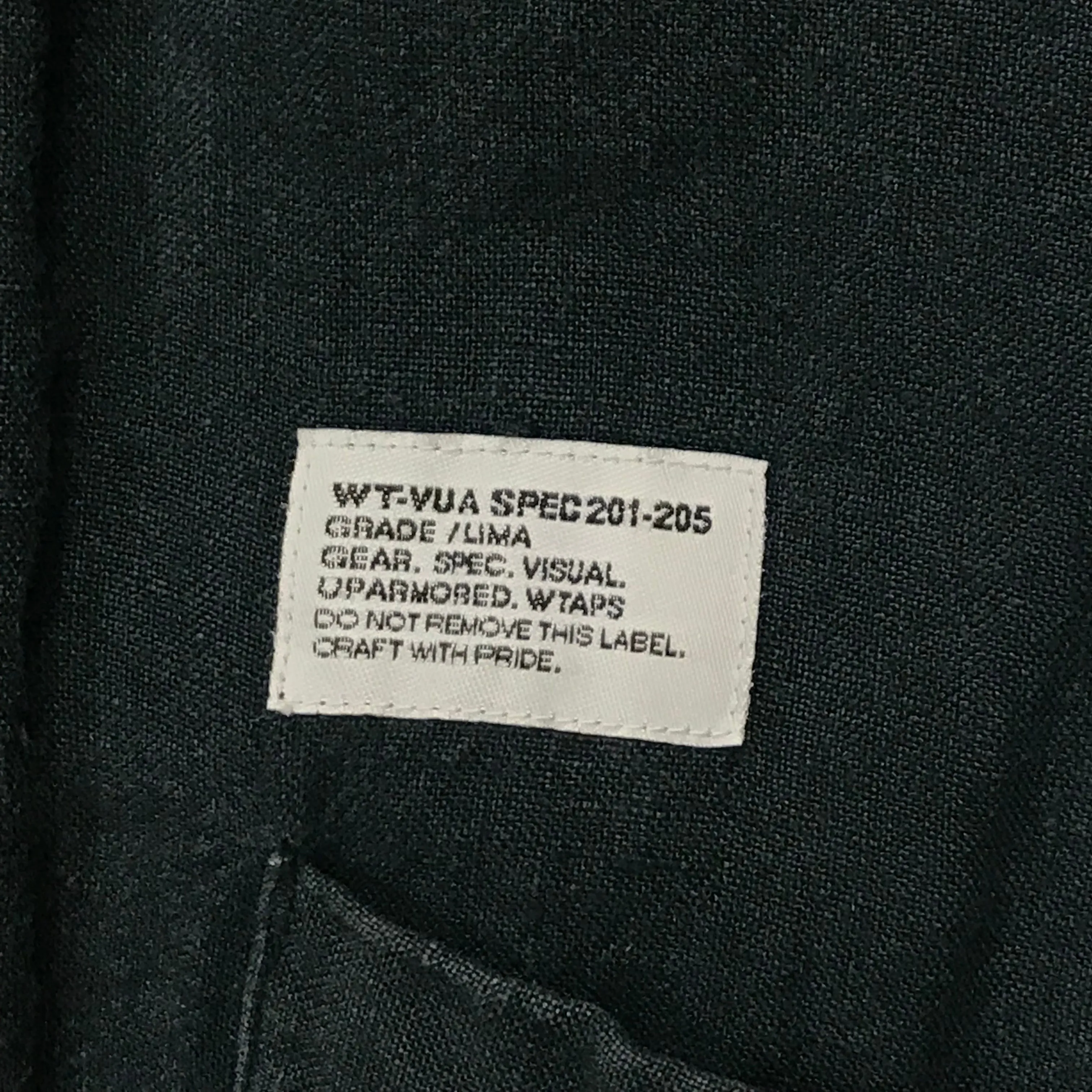 [L] WTaps 12SS Linen Guayabera S/S Shirt Navy