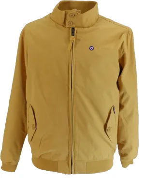 Lambretta Mustard Yellow Showerproof Harrington Jacket
