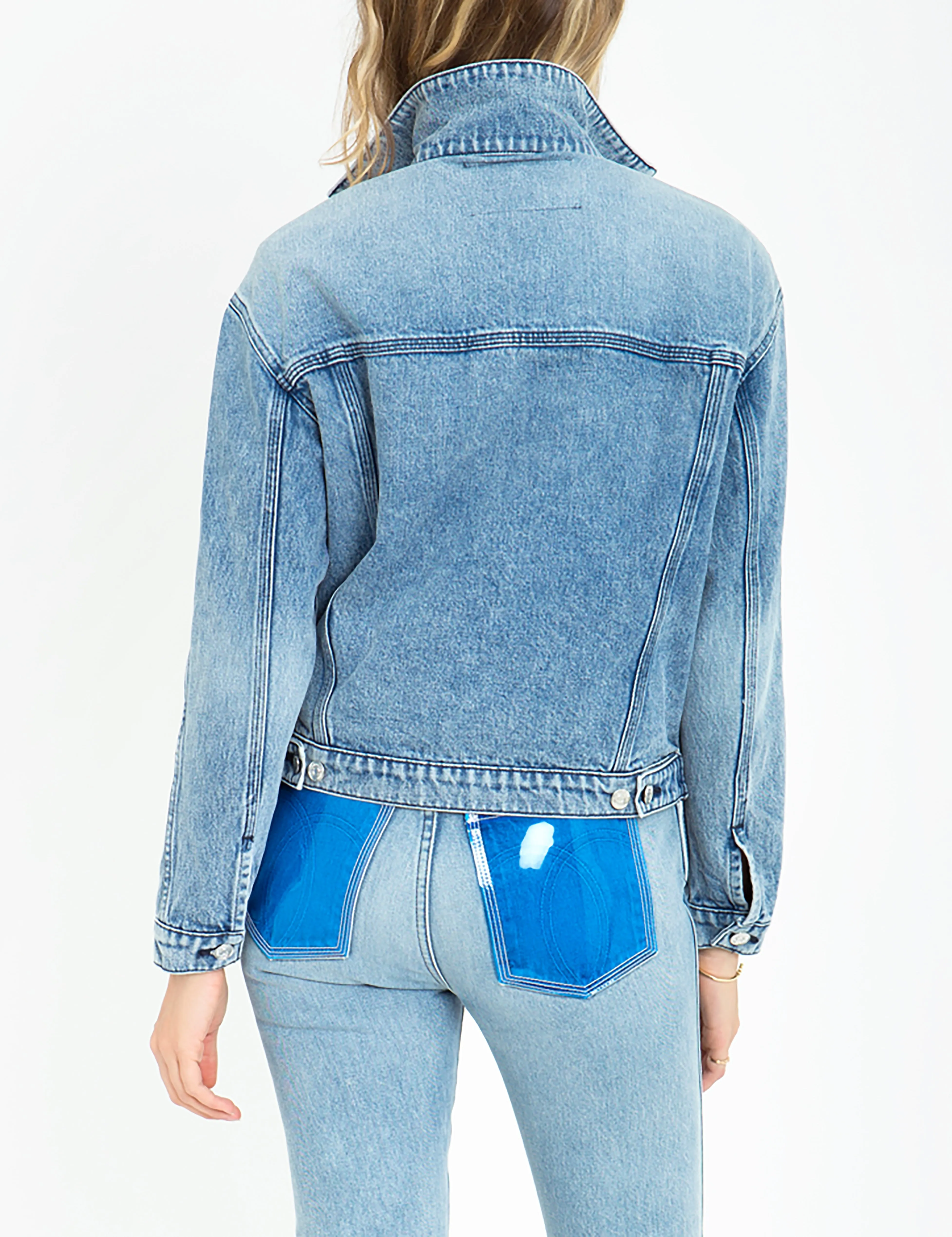 Light Vintage Cropped Jacket