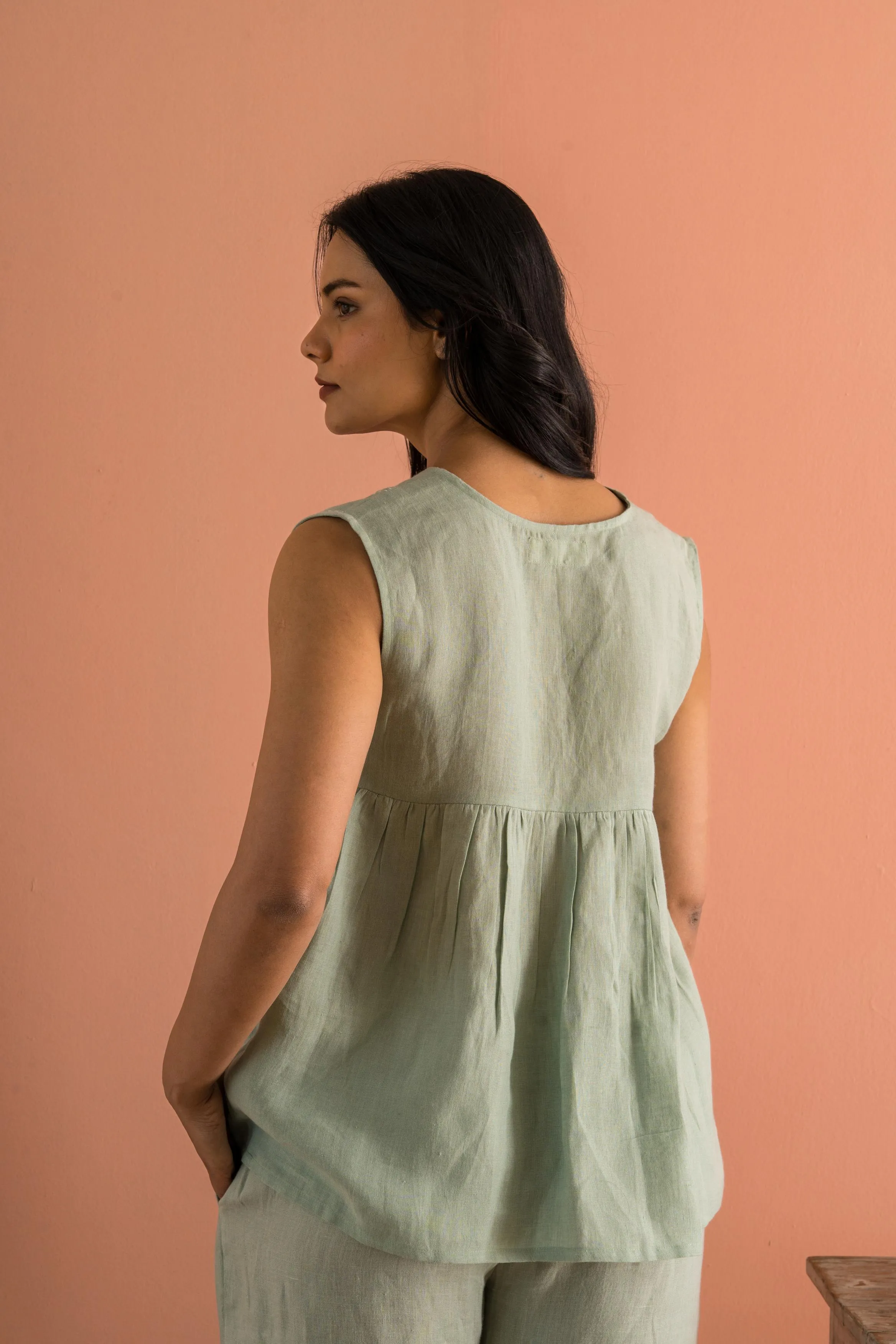 Linen Eloise Top