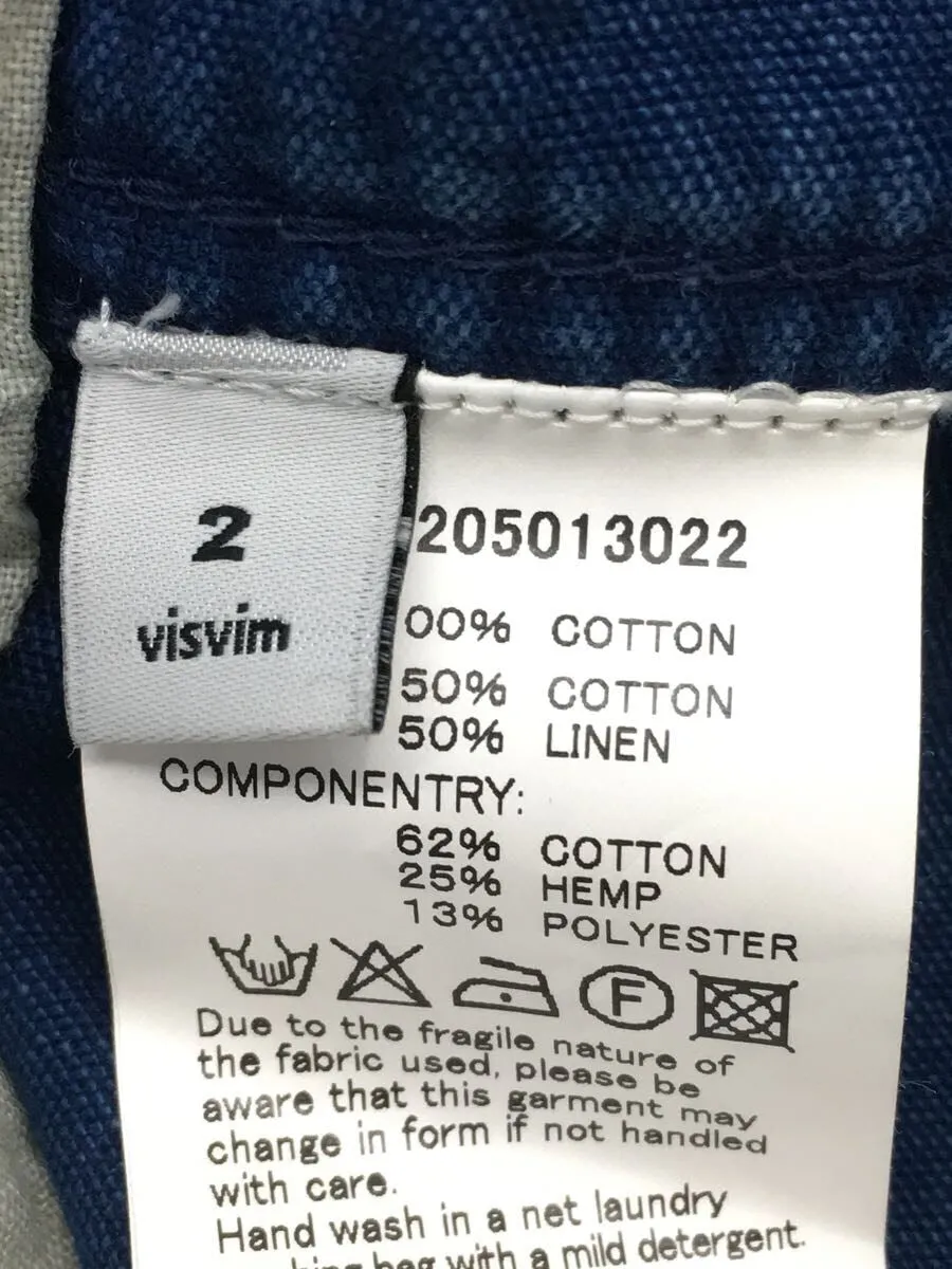 [M] Visvim 13AW Minie Hunting Jacket Moleskin Dmgd Indigo