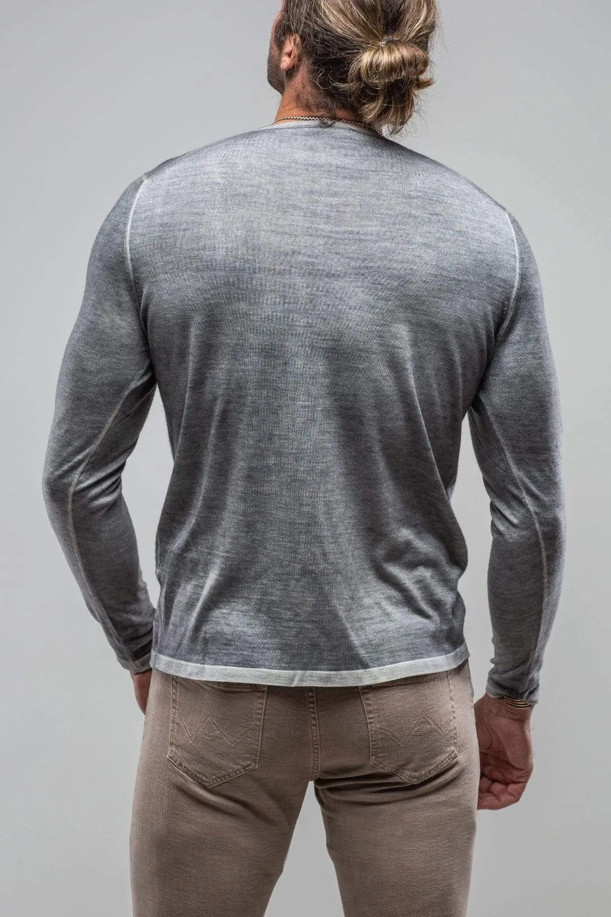 Matteo Cashmere Sweater in Grey