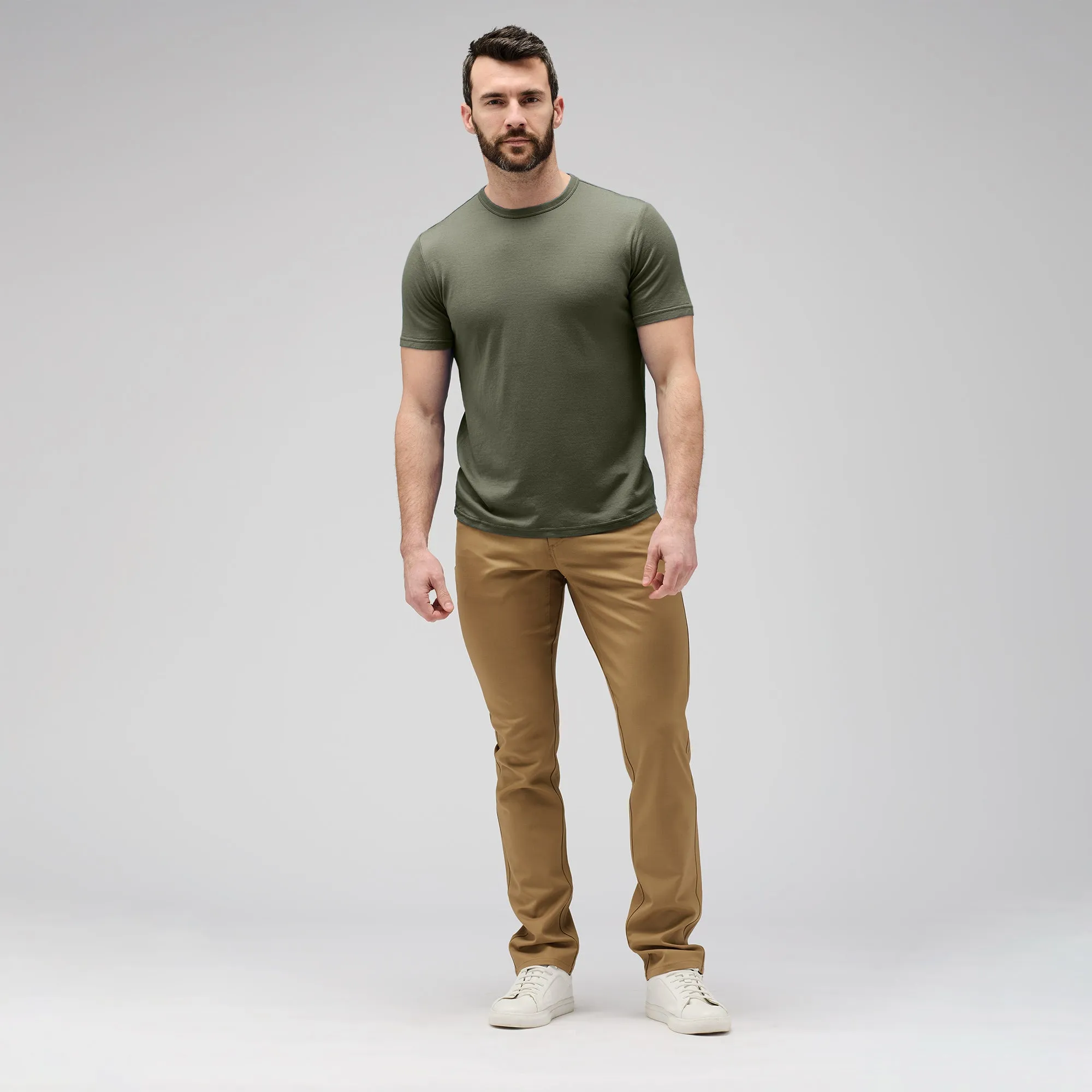 Men's Merino Crew Neck T-Shirt
