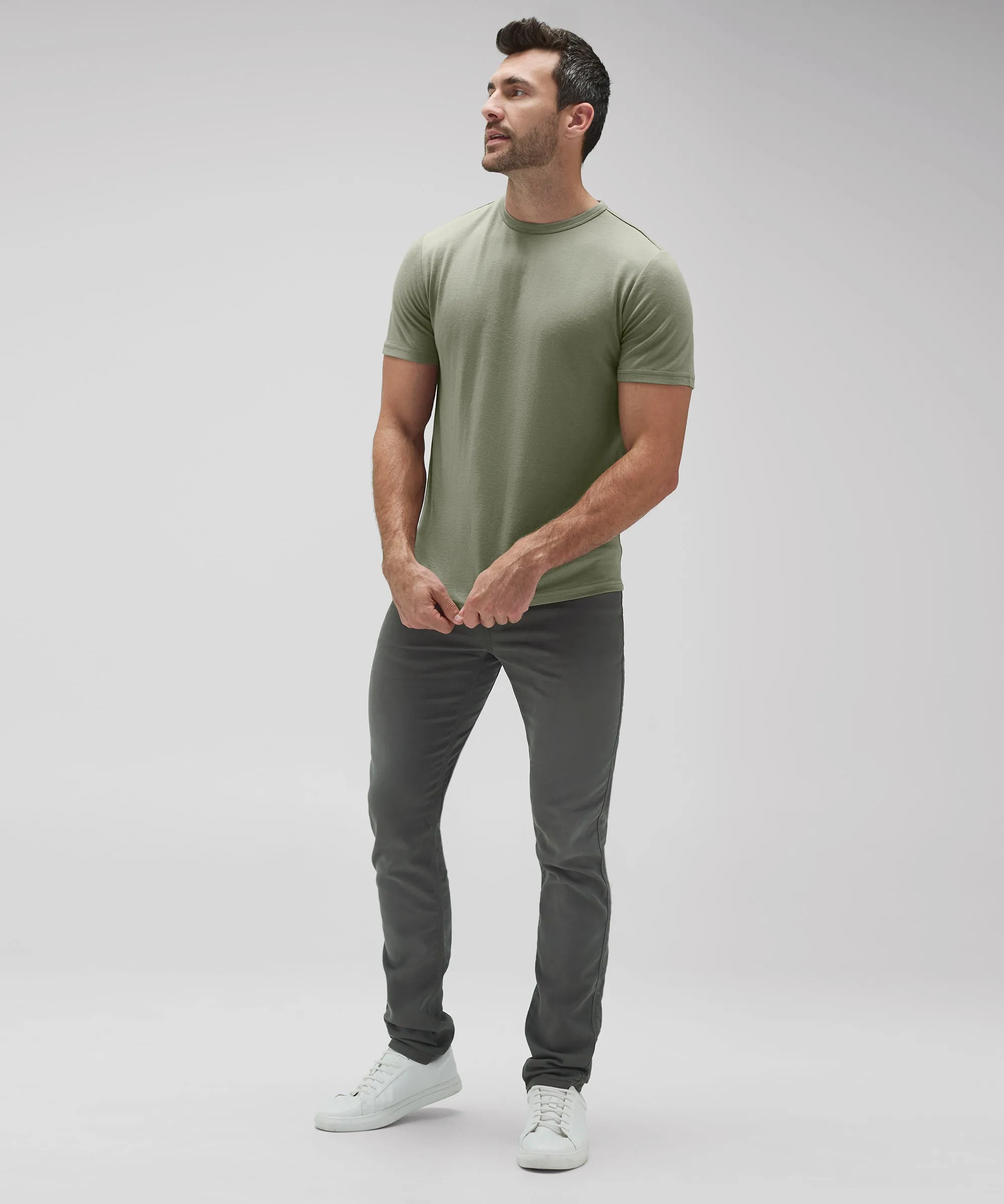 Men's Merino Crew Neck T-Shirt